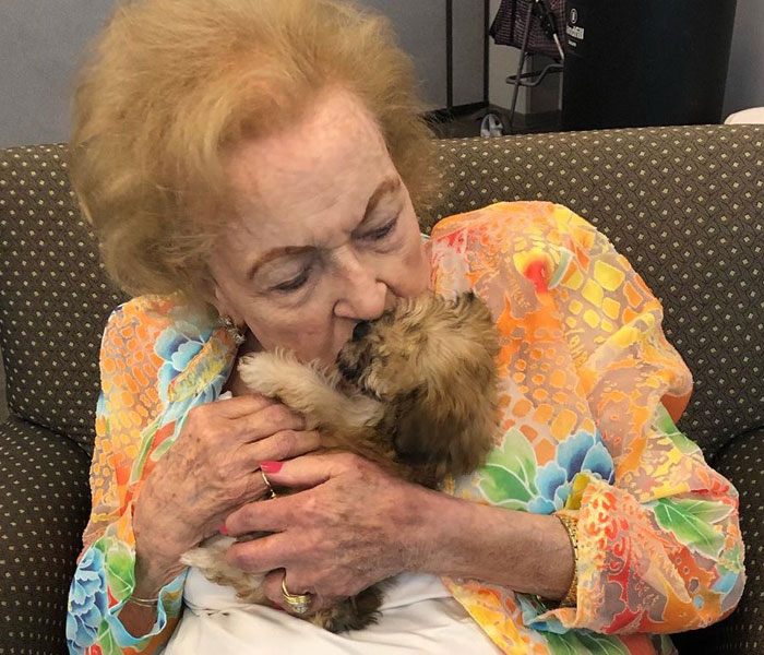 Puppy Named Mac N Cheese Wins Big At The Oscars As John Travolta Adopts Him After Betty White Tribute Puppy Named Mac N Cheese Wins Big At The Oscars As John Travolta Adopts Him After Betty White Tribute