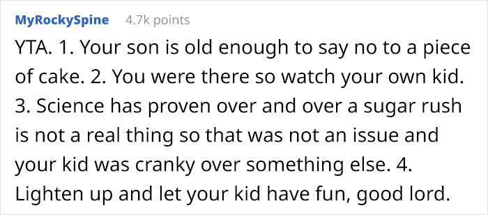 Mom Who Doesn&rsquo;t Allow Her 8 Y.O. To Eat Cake Is Livid When She Finds Out His Friend Convinced Him To Eat It On His Birthday