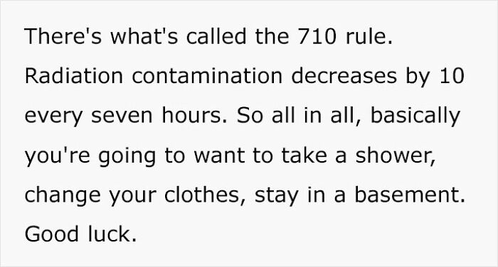 Guy Gives 8 Tips On What To Do In Case Of A Nuclear Explosion, Provided In The US Armed Forces Survival Manual