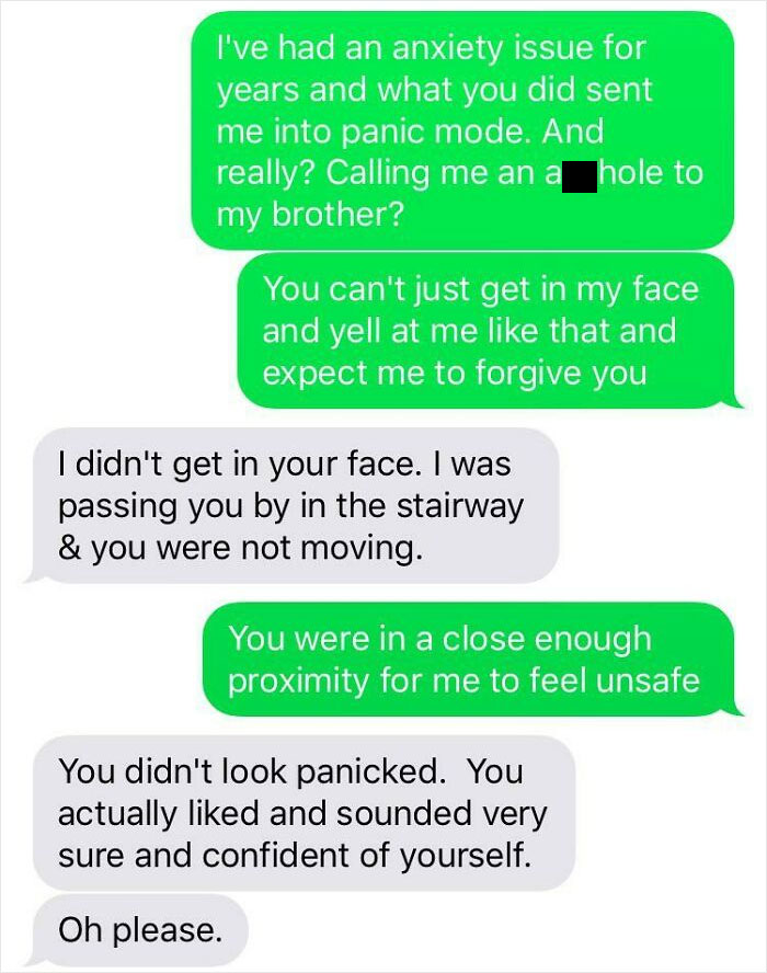 More Texts From My Stepmother Regarding My “Attitude.” In This Addition, Invalidating My Anxiety!