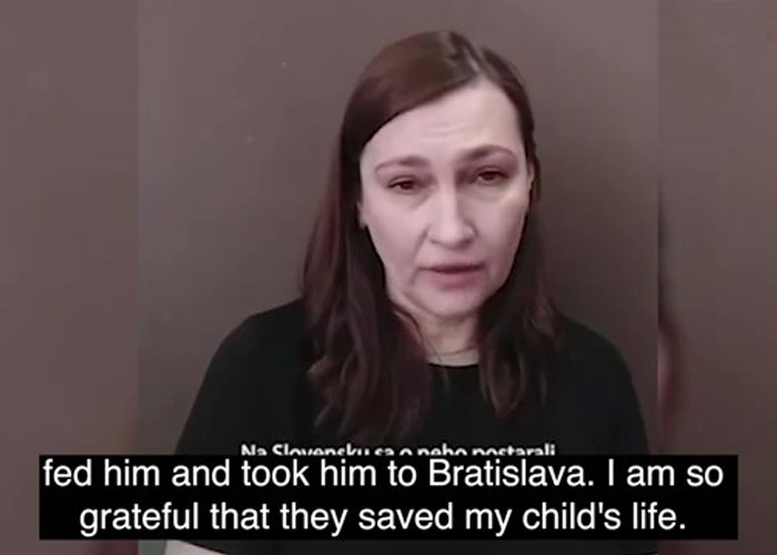 11-Year-Old Ukrainian Boy Traveling 600 Miles To Slovakia Touches Hearts With His Bravery
