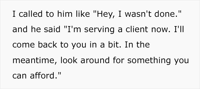 Shopper Maliciously Complies And Buys A $900 Appliance After Sales Assistant Tells Him To Look For Something He Can Afford