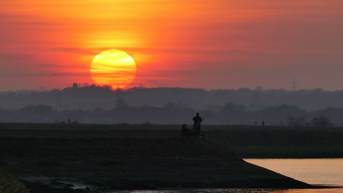 Sunset Over The River Crouch, Fambridge