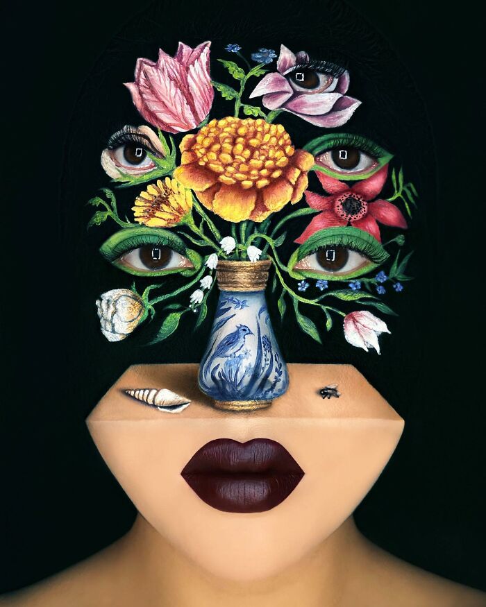 Extraordinary Makeup: 30 Optical Illusion Looks By This Artist (New Pics)