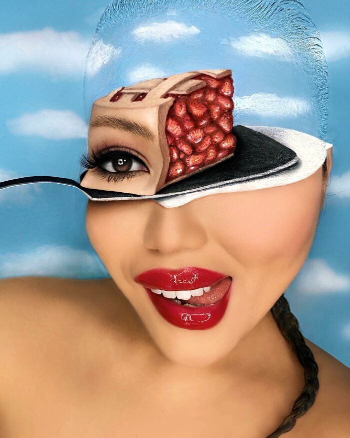 Extraordinary Makeup: 30 Optical Illusion Looks By This Artist (New Pics)