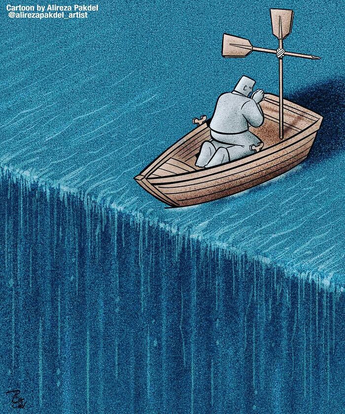 This Artist Illustrates Modern Society's Problems, And Here Are 30 New Illustrations