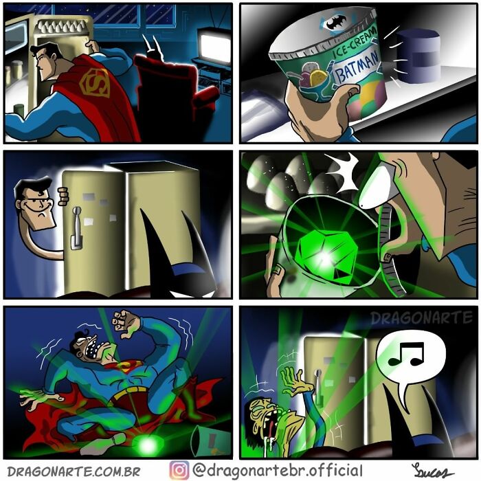 Artist Shows What Superheroes And Other Famous Characters Do When They Are Not Saving The World ( New Comics)