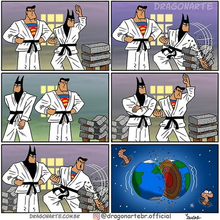 Artist Shows What Superheroes And Other Famous Characters Do When They Are Not Saving The World ( New Comics)