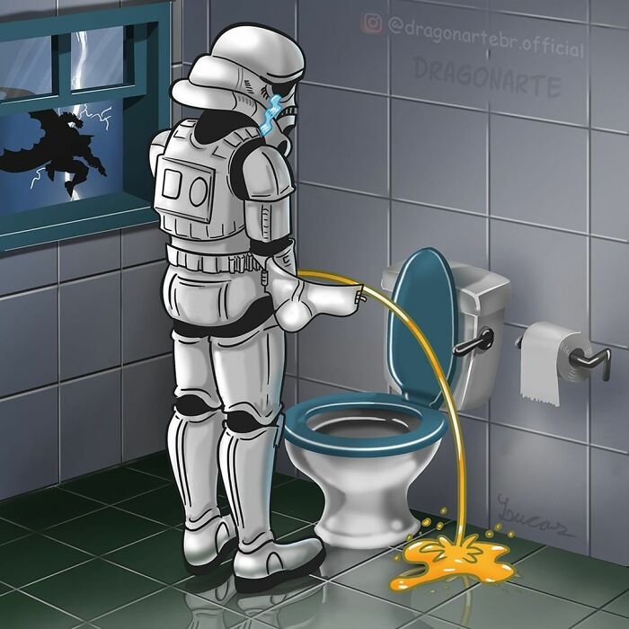 Artist Shows What Superheroes And Other Famous Characters Do When They Are Not Saving The World ( New Comics)