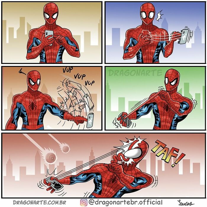 Artist Shows What Superheroes And Other Famous Characters Do When They Are Not Saving The World ( New Comics)