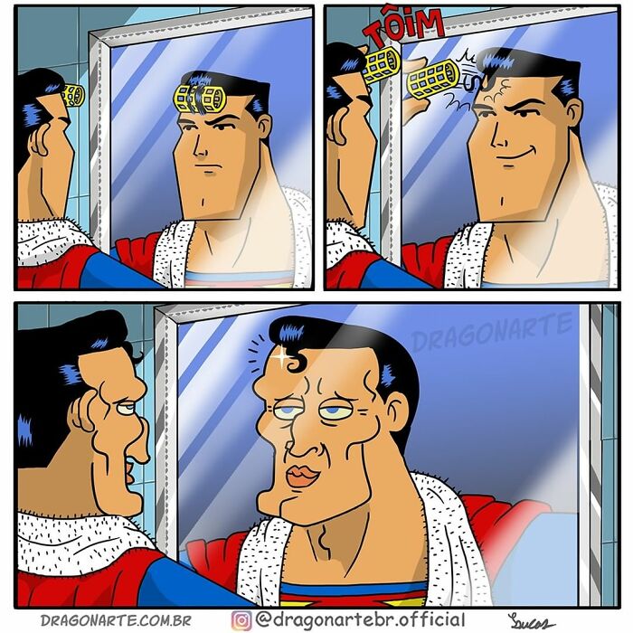 Artist Shows What Superheroes And Other Famous Characters Do When They Are Not Saving The World ( New Comics)