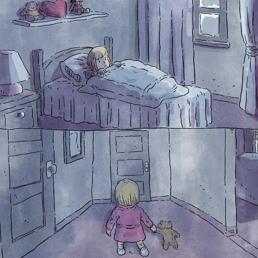 Un artista brasileño crea cómics desgarradores sin usar una sola palabra (7 nuevas historietas)