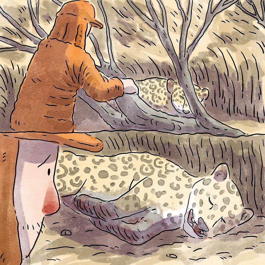 Un artista brasileño crea cómics desgarradores sin usar una sola palabra (7 nuevas historietas)