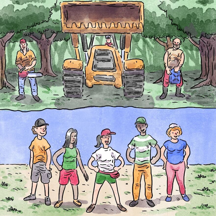 Un artista brasileño crea cómics desgarradores sin usar una sola palabra (7 nuevas historietas)