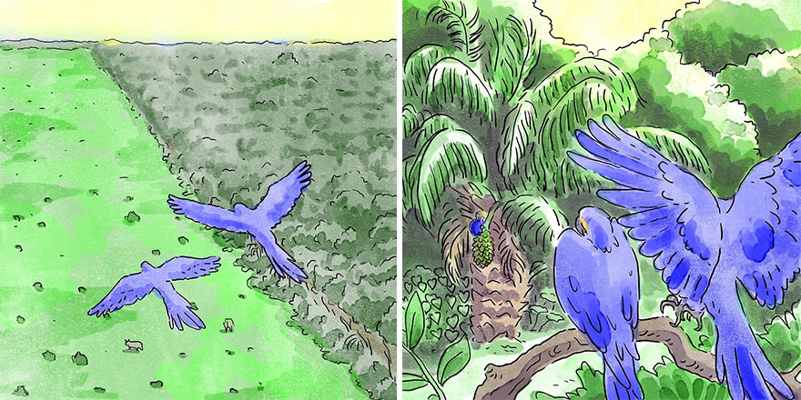 Un artista brasileño crea cómics desgarradores sin usar una sola palabra (7 nuevas historietas)