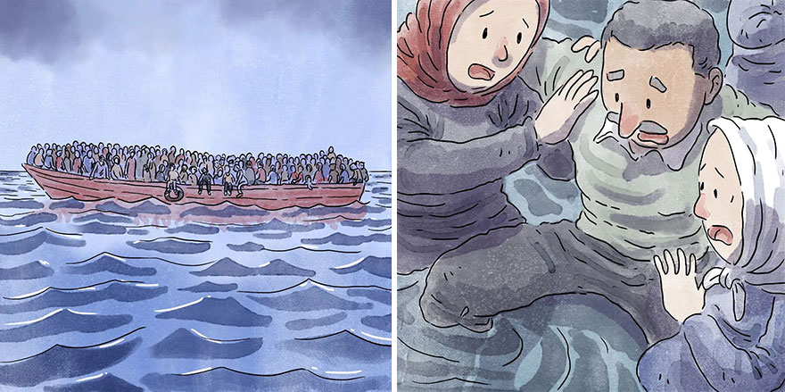 Un artista brasileño crea cómics desgarradores sin usar una sola palabra (7 nuevas historietas)