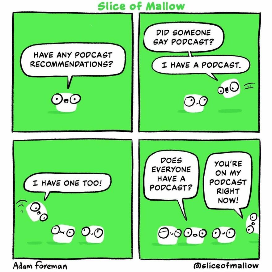 Artist Brings Marshmallows To Life In Very Fun And Relatable Comics