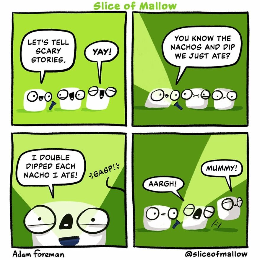 Artist Brings Marshmallows To Life In Very Fun And Relatable Comics