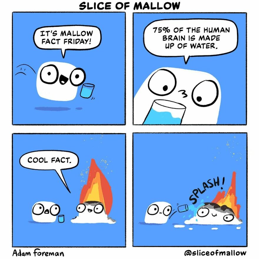 Artist Brings Marshmallows To Life In Very Fun And Relatable Comics