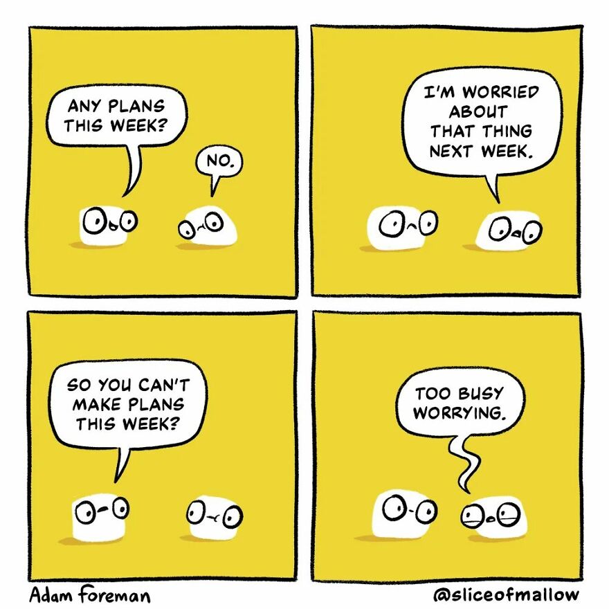 Artist Brings Marshmallows To Life In Very Fun And Relatable Comics