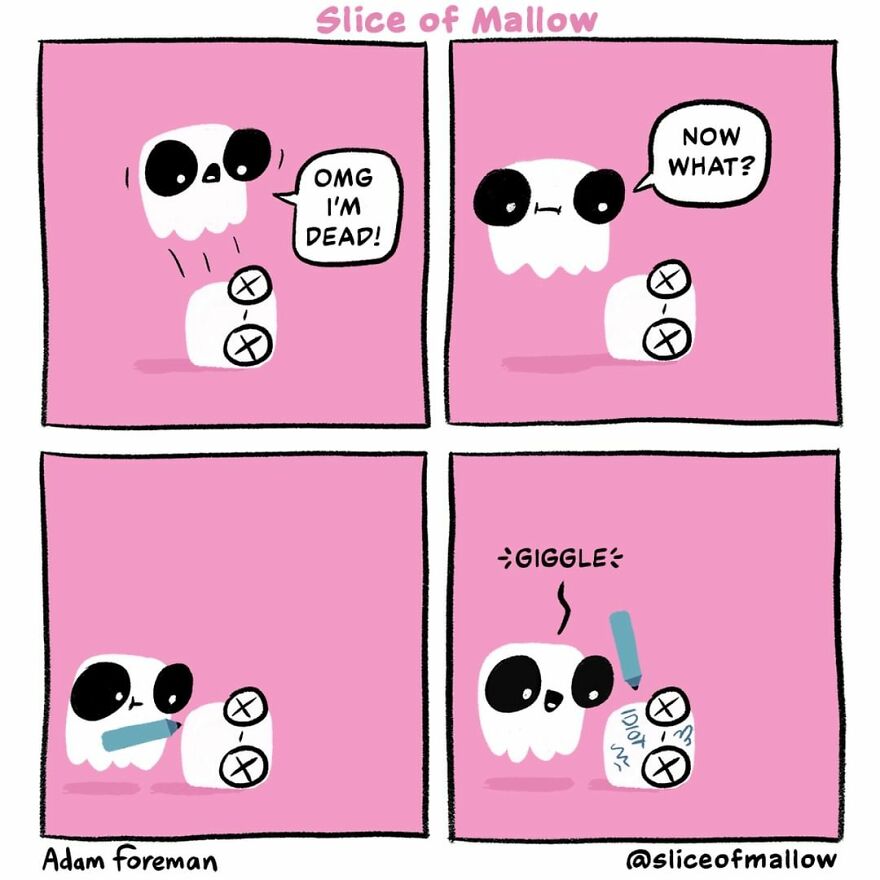 Artist Brings Marshmallows To Life In Very Fun And Relatable Comics