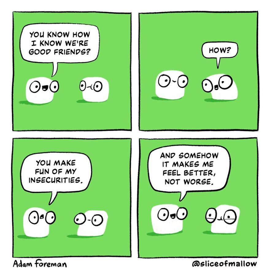 Artist Brings Marshmallows To Life In Very Fun And Relatable Comics
