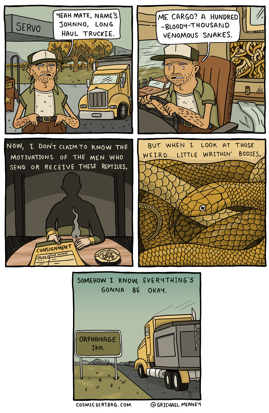 Artist Creates Dark Stories With Twisted Endings The Kind You Don't See Often