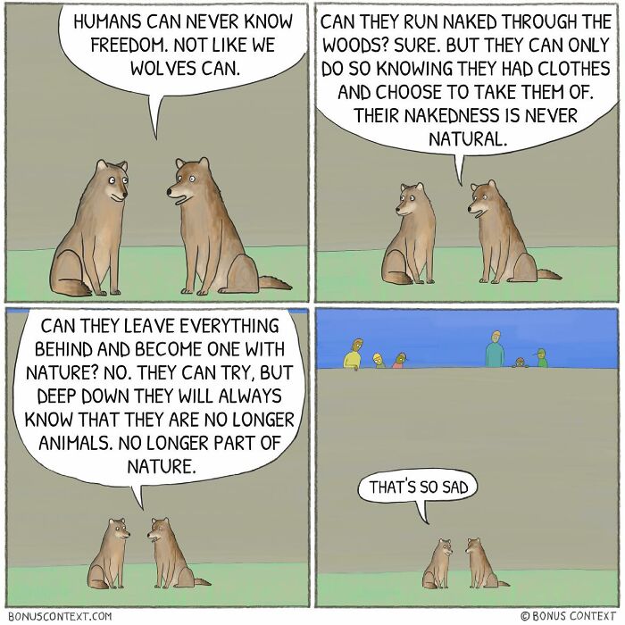 Artist Reveals In Ironic Comics What Animals Really Think (55 Pics)