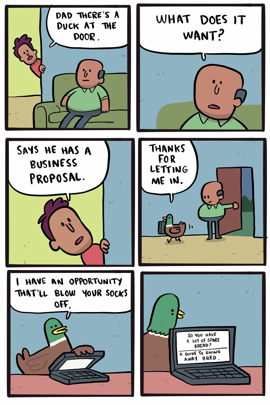 Artist Shows In Hilarious Comics The Absurdity Of Our Lives