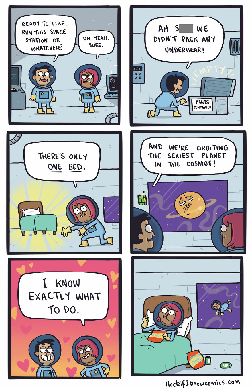 Artist Shows In Hilarious Comics The Absurdity Of Our Lives