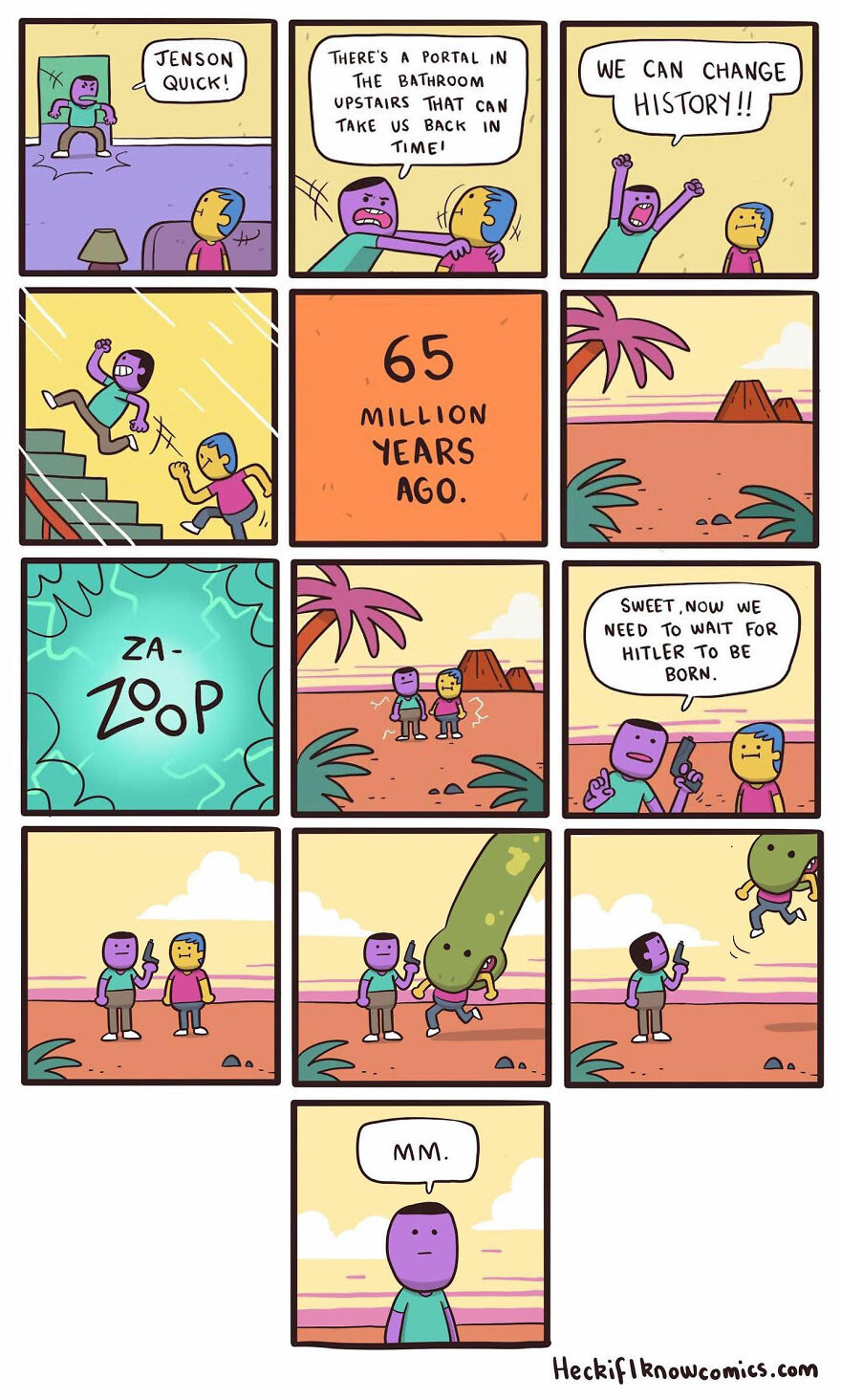 Artist Shows In Hilarious Comics The Absurdity Of Our Lives