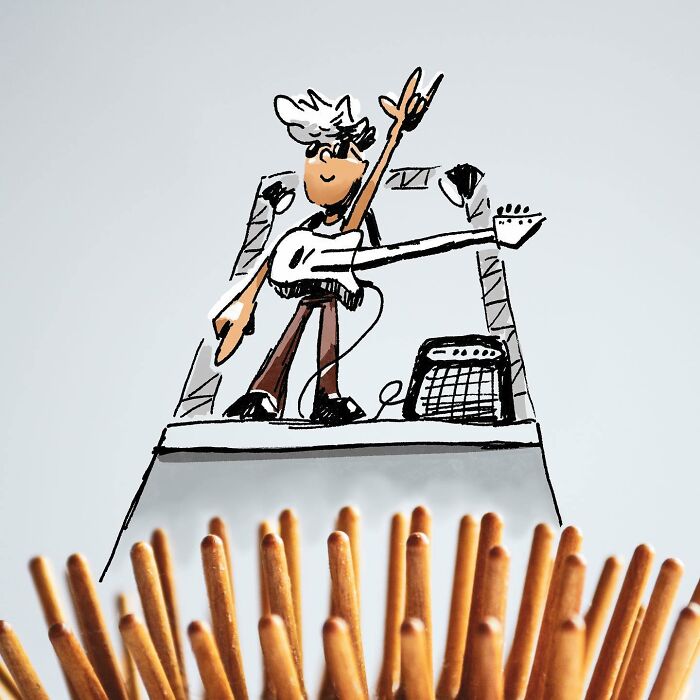 Artist Turns Any Object Into Fun Illustrations( New Pics)