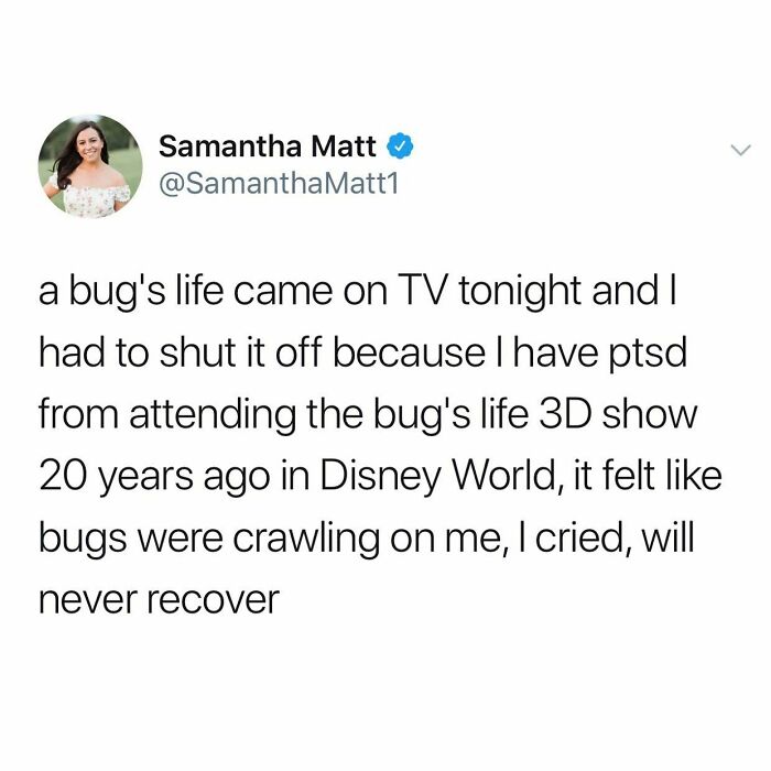 My Biggest Fear Is Bugs