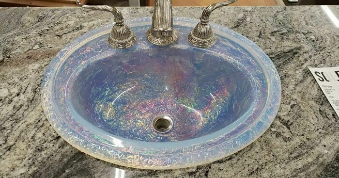 A Mermaids Sink, Anyone? Not Sure The Granite Top Does It Justice.
anyway, Seen At The Restore On 3rd, Wilmington, Nc. Did Not See The Price.