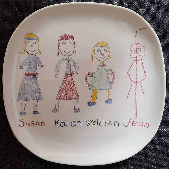 Found This Plate At A Thrift Store For $2. Poor Jean