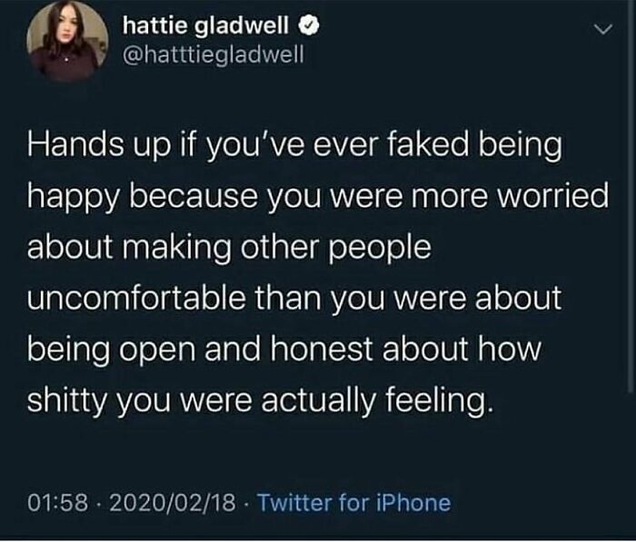 🙋🏻‍♀️🙋🏻‍♀️🙋🏻‍♀️🙋🏻‍♀️🙋🏻‍♀️🙋🏻‍♀️🙋🏻‍♀️🙋🏻‍♀️
i’m Trying To Set Better Boundaries For Myself And Be More Transparent When I Emotionally Unavailable To Deal With Others And Their Issues. The First Time You Do It Is Freakin Hard, But It Gets Easier Every Time. - @therealjoirizarry
if You Have, I'm Sorry. Please Know You're Not Alone 🙌
📸 @halliegladwell On Twitter
@thehappinessprojectuk
#mentalhealth #mentalhealthawareness #selflove #toxicrelationships #trauma #anxiety #motivation #narcissist #abusiveparents #depression #mentalhealthmatters #youmatter #mindfulness #toxic #mentalillness #narcissistic #mindset #therapy #recovery #bekind #healing #suicideprevention #selfworth #abuse
#anxietyawareness #mentalhealthadvocate💚 #mentalhealthmemes🖤 #asafeplaceinsideyourhead