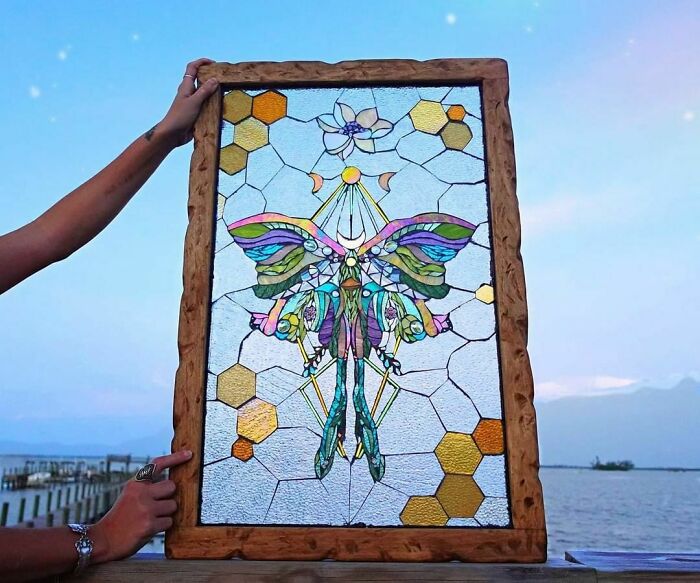 "You Guys! She's Made Of Enchanted Glass, Amethyst & Gold!"