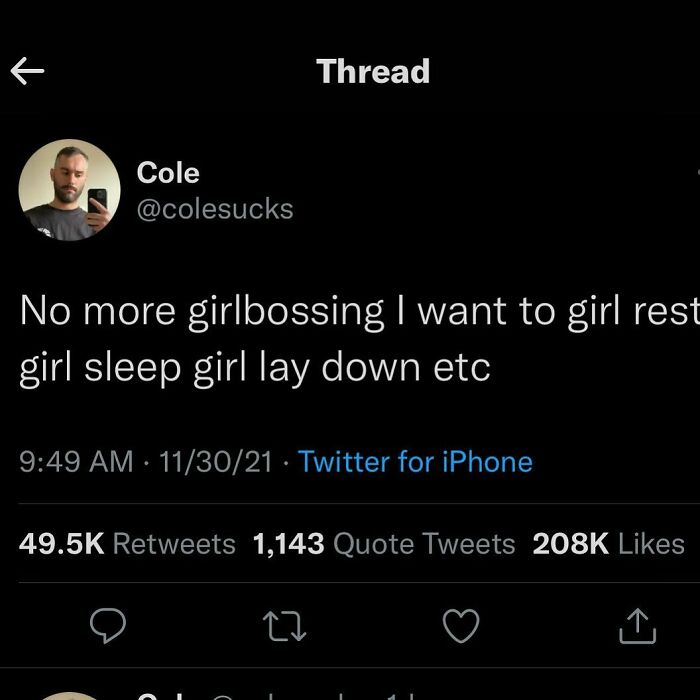 Y’all I’m Tired, Borderline Exhausted At This Point. The Weekend Is Almost Here So I Gotta Keep It Moving And Try To Make It. This Week I’m More Physically Than Mentally Exhausted But It’s Slowly Starting To Catch Up Lol. I’m Gunna Do My Best To Make It A Great Day, I Hope You Do Too. Remember, You Are Loved. - @tanner_hamilton22
.
.
.
.
📸 = Colesucks On Twitter
.
.
.
.
.
#girlboss #anxietyattack #anxietyawareness #tired #itsbeenalongday #itsbeenalongweek #ineedabreak #depression #mentalhealthawareness #mentalhealthmememes #asafeplaceinsideyourhead