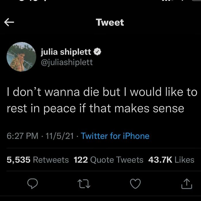 Tw : Death
i Promise I’m Okay, But I Felt This. Like A Long Extended Nap With No Worries Or Responsibilities Sounds So Nice. Getting Pumped Up For Family Interactions For Thanksgiving Has Me Restless So I’m Gunna Do My Best To Take A Bit Of A Break Before The Craziness. Happy Holidays Everyone! - @tanner_hamilton22
.
.
.
📸 = Juliashiplett Via Twitter.
.
.
.
#sleepforever #sleepforhealth #ilovetakingnaps #anxiety #holidayanxiety #holidaystress #keepgoing #beatdepression #beatanxiety #wegotthis #makeitthroughtheholidays #keepbeingawesome