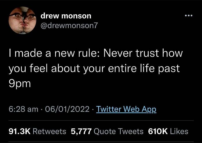 Or First Thing In The Morning, Or Anytime In General.
i Hop On The Worry Train About This Time Every Night, Looking At That One Dumb Thing I Said Today, Or The Overthinking In General, In Which I Wonder If I’m Good Enough Etc.
what’s Your Witching Hour For Anxiety?
@therealjoirizarry
📸 @drewmonson7
.
.
.
.
.
#nightimeroutine #overthinker #spiralingoutofcontrol #imnotgoodenough #mentalhealthmemes🖤 #anxietyanddepression #disassociation #notimeistherighttime #feelingeverythingandnothing #asafeplaceinsideyourhead