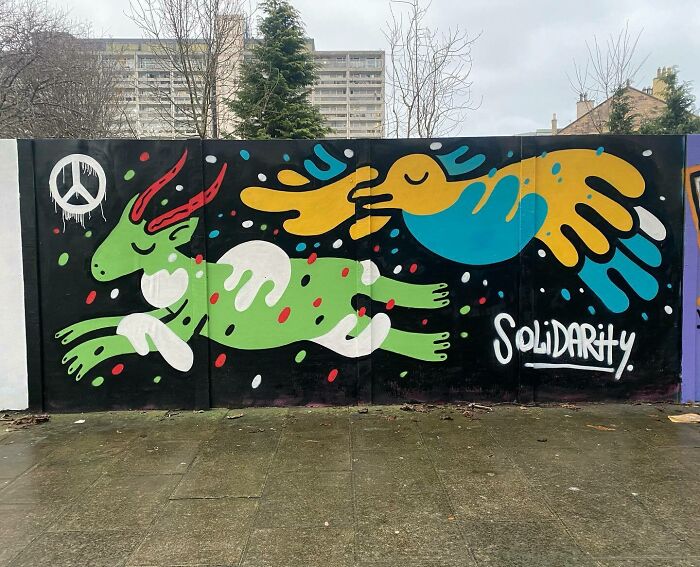 The Gazelle & The Nightingale. Sending A Message Of Solidarity From Scotland