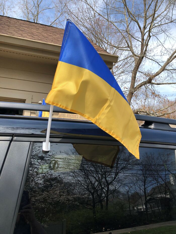 We Drive Through Our Town Showing Support