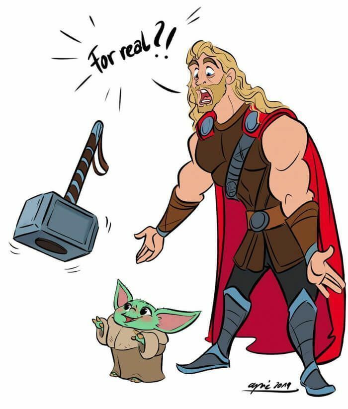 This Artist Drew Baby Yoda Annoying Disney Characters And It Is Cute