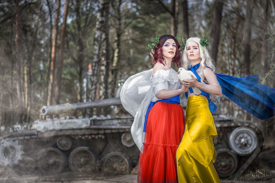 "Make Love Not War": Our Photoshoot Is A Wish For This World