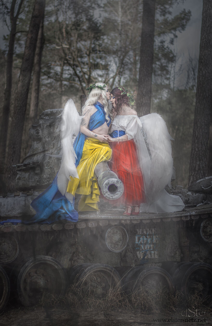 "Make Love Not War": Our Photoshoot Is A Wish For This World