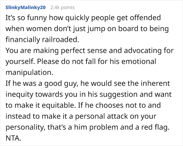&ldquo;He Said I Sounded Like A Gold Digger&rdquo;: Boyfriend Annoyed When His Partner Refused To Split His Mortgage Without Getting Any Ownership Benefits