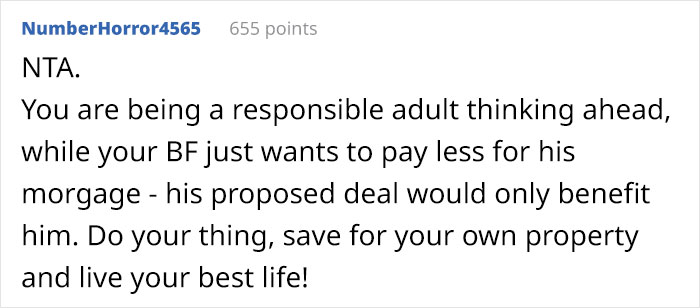 &ldquo;He Said I Sounded Like A Gold Digger&rdquo;: Boyfriend Annoyed When His Partner Refused To Split His Mortgage Without Getting Any Ownership Benefits