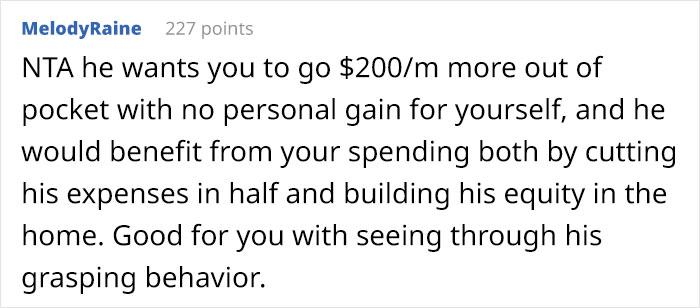 &ldquo;He Said I Sounded Like A Gold Digger&rdquo;: Boyfriend Annoyed When His Partner Refused To Split His Mortgage Without Getting Any Ownership Benefits