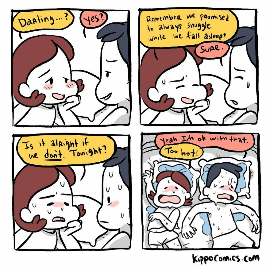 Humorous Comic Strips That Every Couple Will Identify With By Kippo (New Comics)