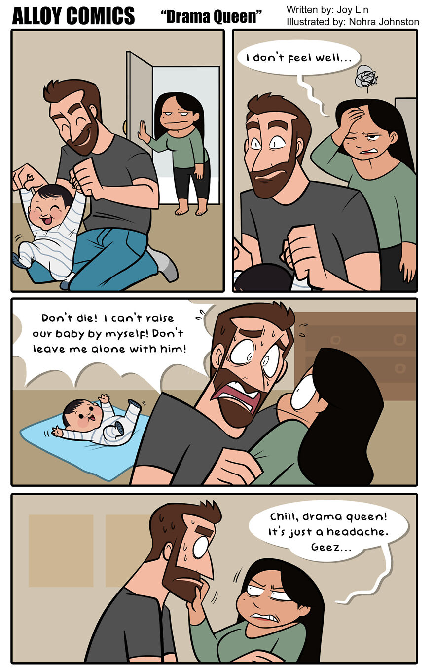 I Capture My Marriage And Parenting Problems In 50 Honest Comics (New Pics)